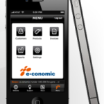 Iphonelille e-conomic på din telefon
