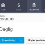 antal kladdeposteringer i e-conomic
