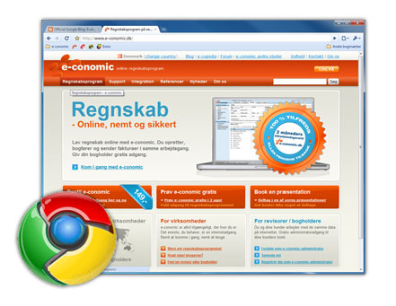e-conomic i Chrome