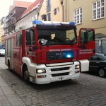 Brandbil i Wildersgade Københavns brandvæsen rykkede ud
